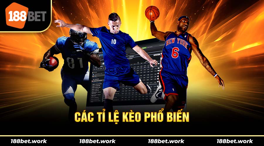 Các tỉ lệ kèo phố biến người chơi thường gặp