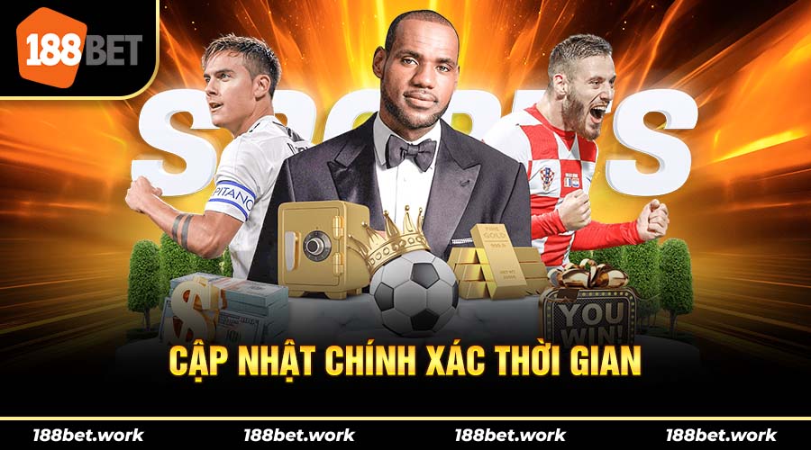 Thời gian thi đấu của các đội bóng luôn được 188bet cập nhật chuẩn